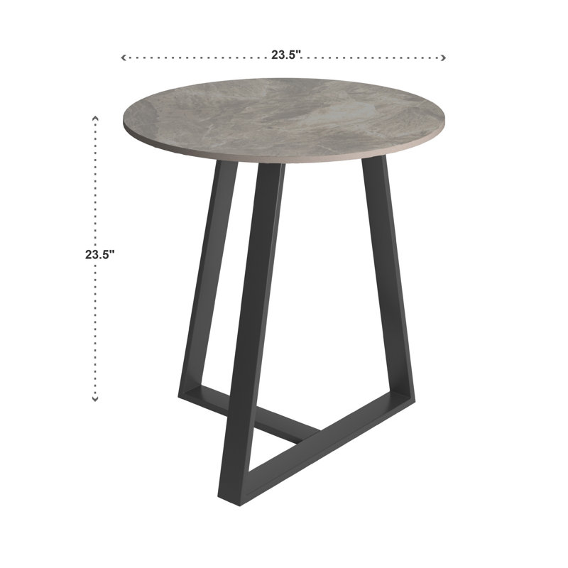 Table de bout Kashlee, Gris
