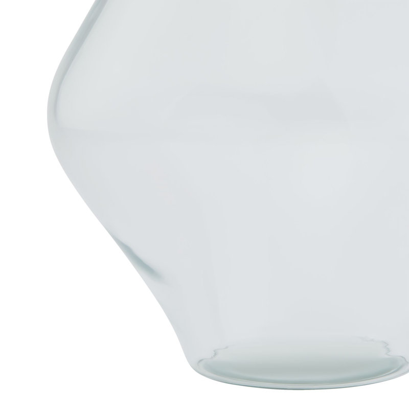 Costantina Handmade Glass Table Vase, Clear