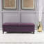 OTTOMAN DE RANGEMENT EN Mauve （OTTOMAN SEULEMENT)