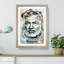 Ernest Hemingway in Abstract - Picture Frame Painting Print-55725969-55725972