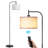 68" Arched Floor Lamp With Dimmable Bulb And Remote Control-691025910