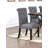 Dining Room Furniture Natural Wooden Rectangle Top Dining Table 6X Side Chairs