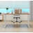 Solid Wood Electric Adjustable Standing Desk-87241574