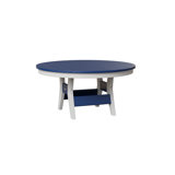 Berlin Gardens Harbor Regular Top With White Base Round Bar Table