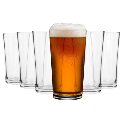 Argon Tableware Conical Pint Beer Glasses