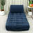 70.8"Corduroy Fabric Beanbag Couch For Living Room, Bedroom & Dorm, Cozy Fluffy Cloud Mini Couchcorduroy-Blue-1021460291
