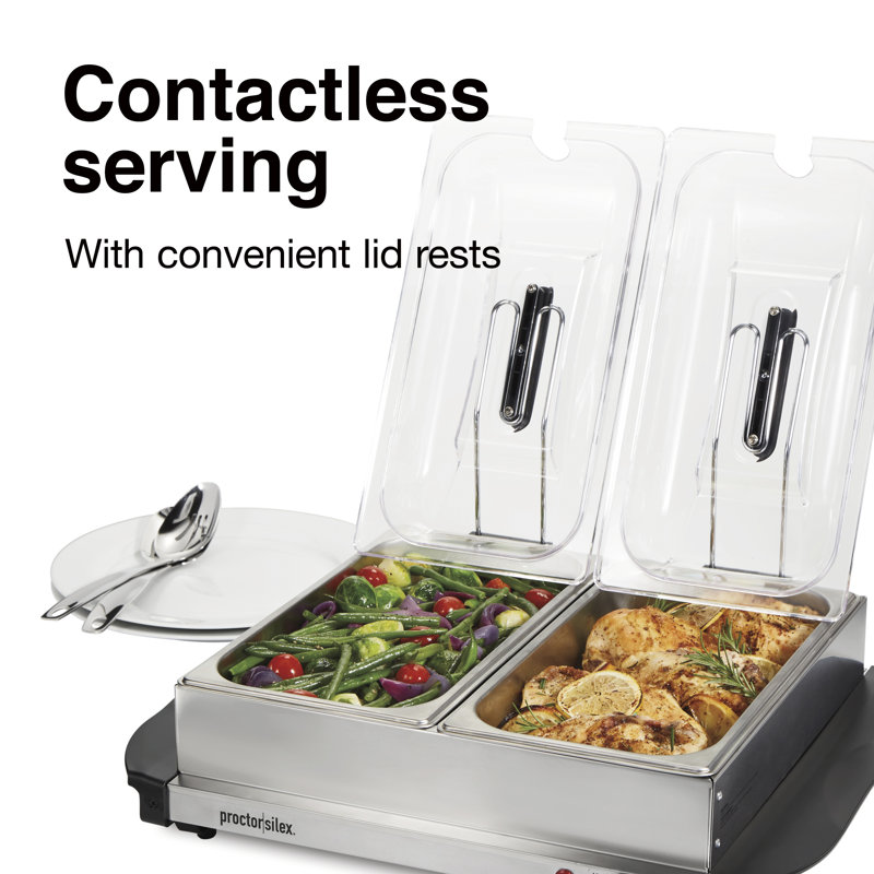 Proctor Silex Double Buffet Server
