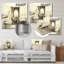 Toile beige minimaliste I - impression sur métal pour salle de bain et de lessive-1751287811