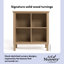 Bibliothèque de rangement à 4 cubes Rio - Bois flottant-130146794