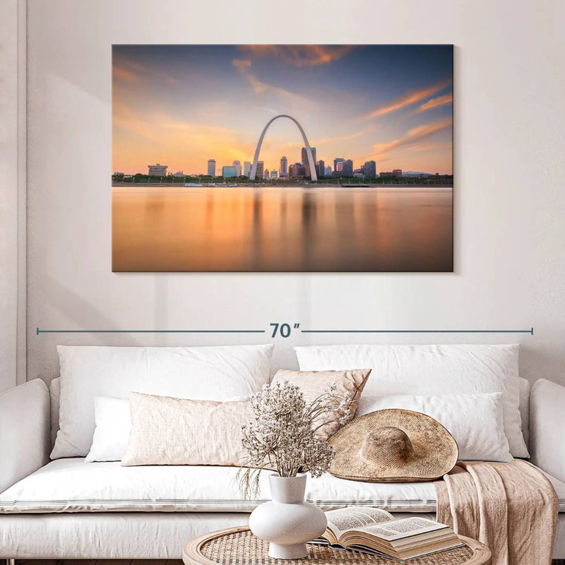 Senne St. Louis Sundown, 32" H x 48" W