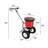 50 lb Walk-Behind Broadcast Spreader with Adjustable Settings and Pneumatic Tires
