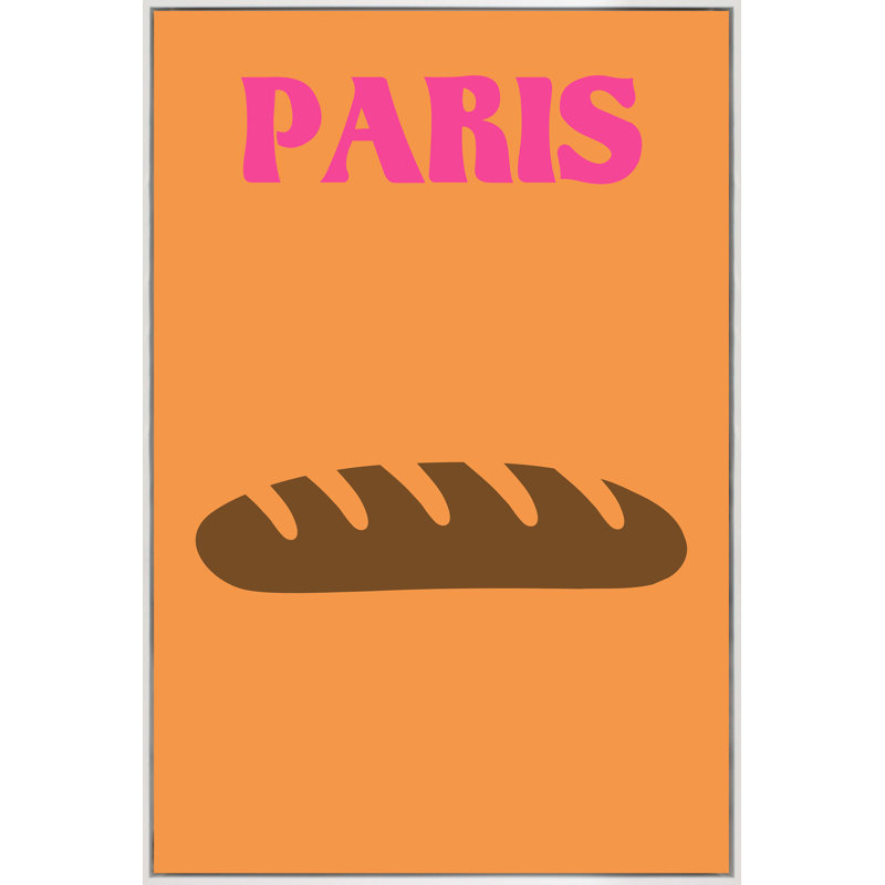 «Paris par Yaffa G», reproduction sur toile, H 40 po x l 26 po, Encadré gris