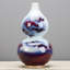 Porcelain Gourd Vase with Running Glaze