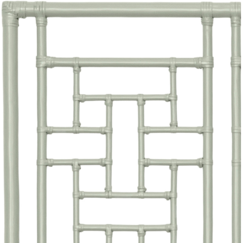 Ohana Rattan Open-Frame Headboard, Twin, Celery Green