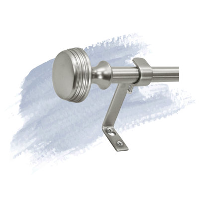 Tringle à rideaux simple réglable en métal Silvis