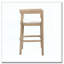 Tabouret de comptoir en bois d'hévéa-1902342190
