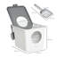Plastic Litter Box Enclosure with Scoop