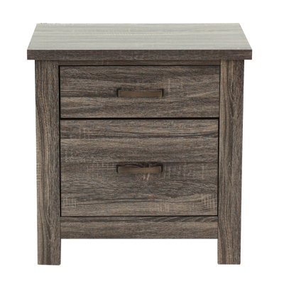 Table de chevet en bois au fini naturel