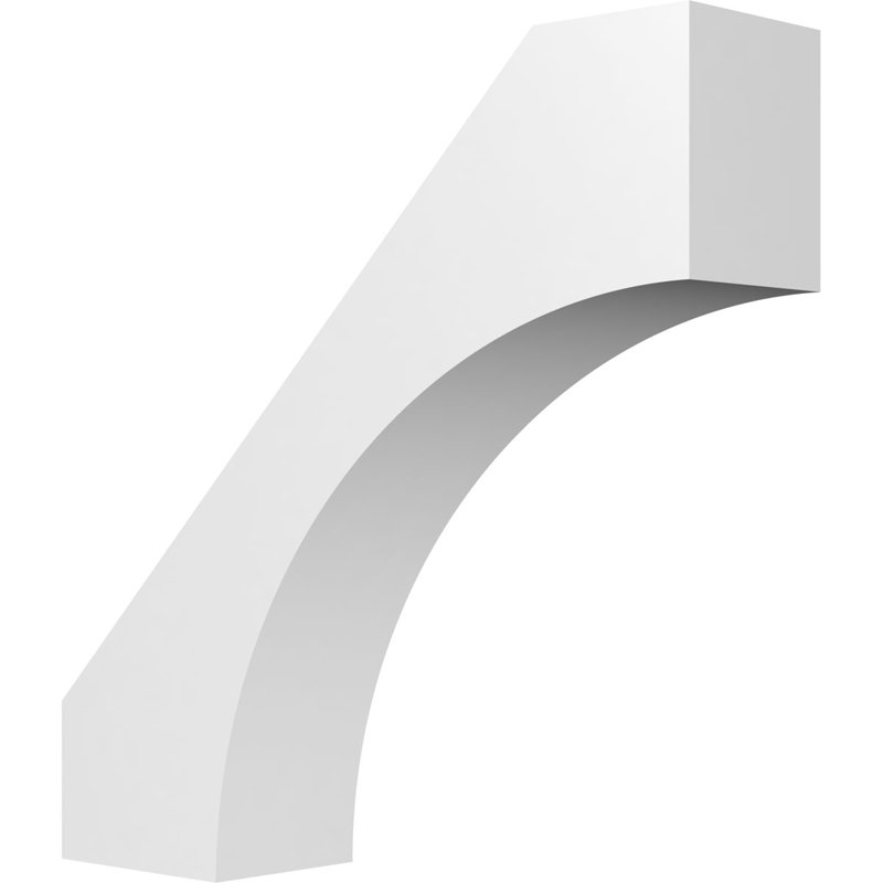 Attelle de genou en PVC de qualité architecturale Westlake, H 12 po x l 3 po x P 12 po