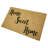 Clara Black Home Sweet Home Non-Slip Outdoor Coir Doormat-55600738