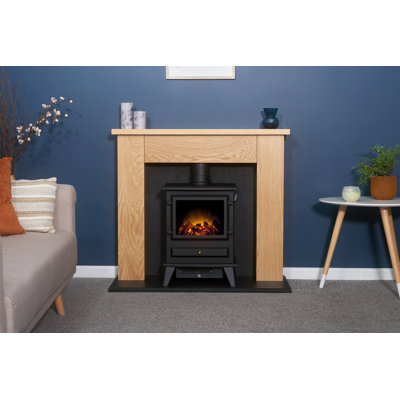 Chilton Adam 100 cm W Electric Fireplace with 6142 BTU