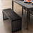 Seamas Bamboo Bench, Farmhouse Dining Bench Entryway Bench for Living Room, Hallway, Bedroom, Bathroom-599650703-558768653