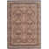 Tapis en coton noir / beige / bourgogne Marion