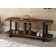 Alezzi 48" Wide Rustic Industrial Solid Wood and Metal Frame Entryway Bench With 1 Shelf