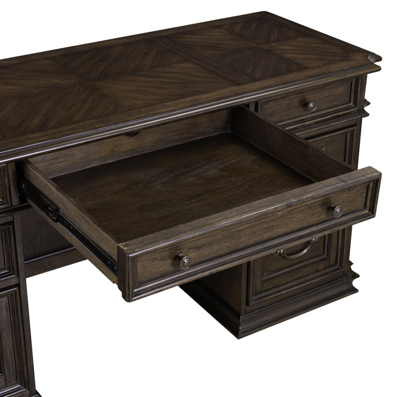 Dillmon Jr Executive Credenza w/ Decorative Bead Molding