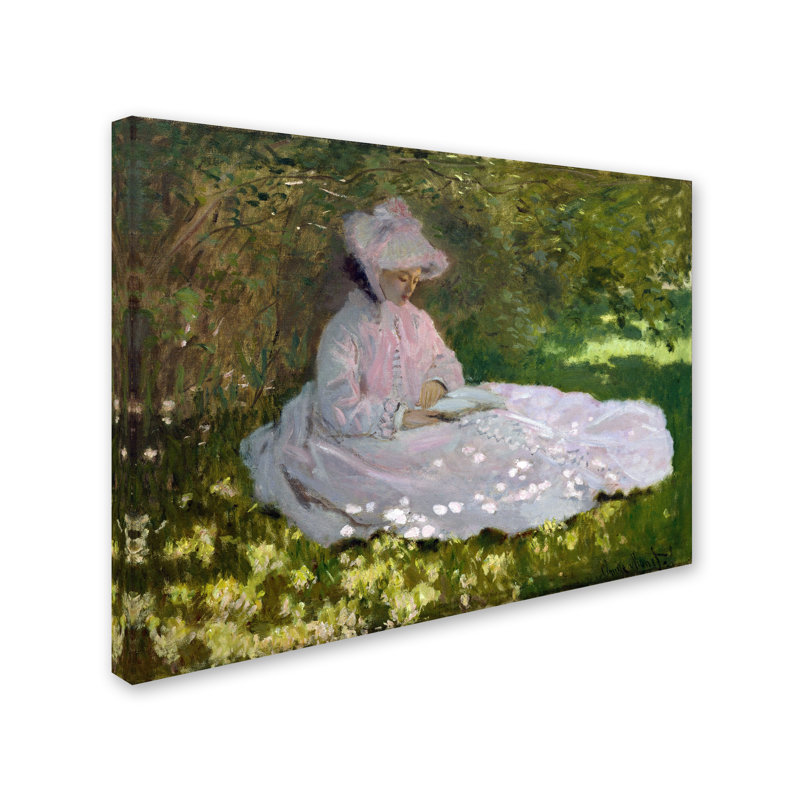 « printemps », reproduction sur toile tendue, H 24 po x l 32 po
