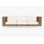 Brown Wicker Outdoor Sofa - 3 Seat, Palisades Cream