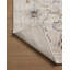 Monroe Oriental Machine Woven Polyester Area Rug in Grey/Ivory-87054040