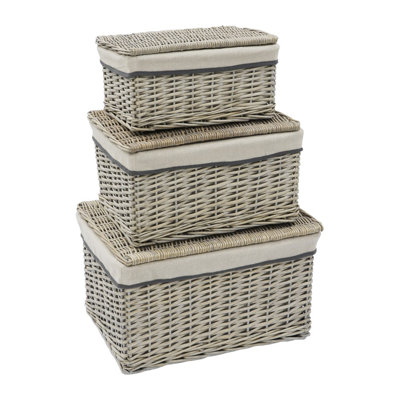 JVL Willow Decorative Basket