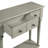 Retro Console Table with 4 Drawers and Open Shelf, perfect for Entryways, Living Rooms-1786925143