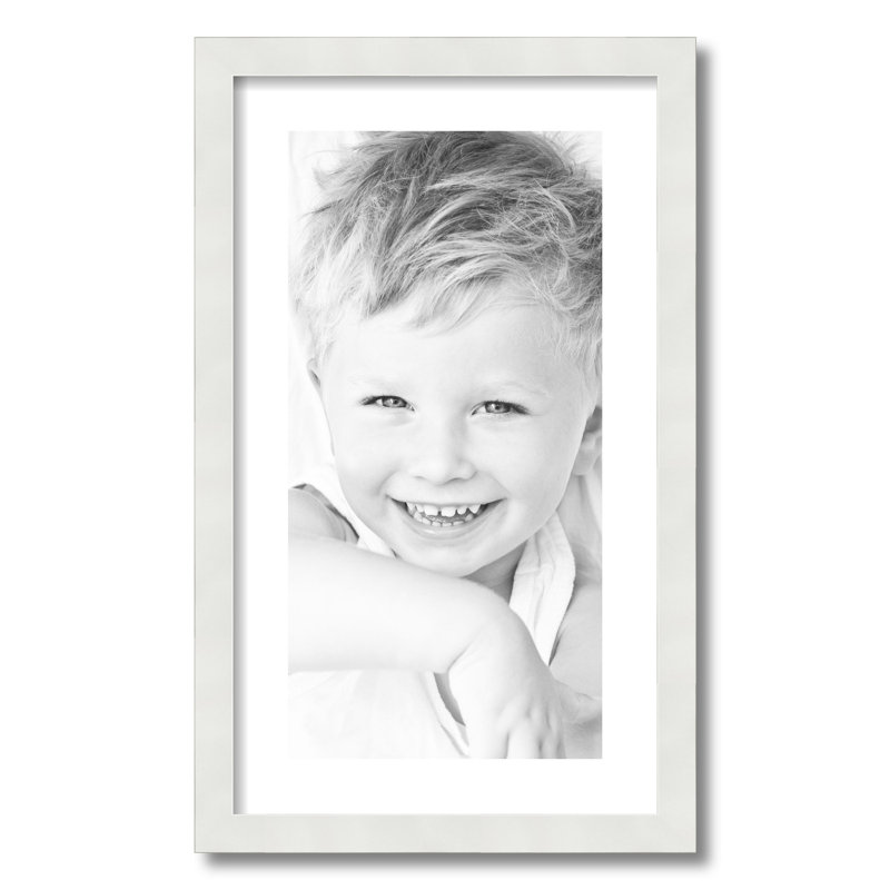 Cadre pour photo simple blanc mat 10 "x 20", Impeccable