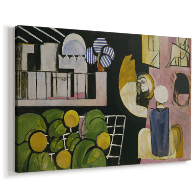 On the Terrace (Tangier)-Henri Matisse-Gallery Wrapped Canvas-1912–1913