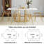 Table de salle à manger rectangulaire 70 "pour 6 à 8 personnes avec base en acier inoxydable 70"-1331054991-1331054988