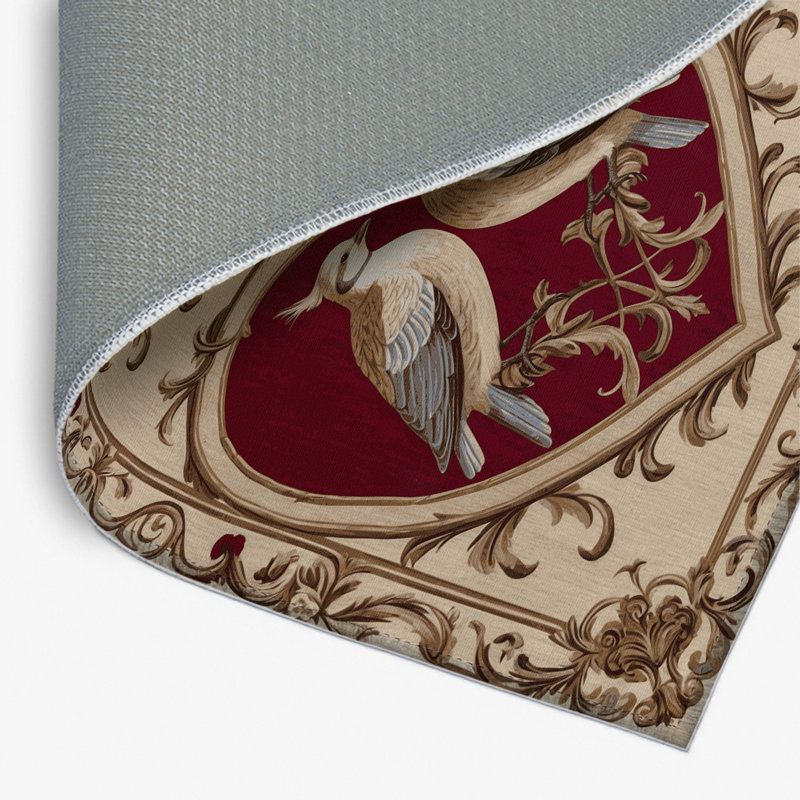 Tapis d'intérieur et d'extérieur brun français, Rectangulaire 8 pi x 10 pi