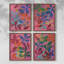 «Vivid Stems I», ensemble de 4 encadrées-1412834347-1412834348