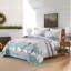 3 Pcs Winter Wonderland Reversible Christmas Quilt Bedspread Set-118010977