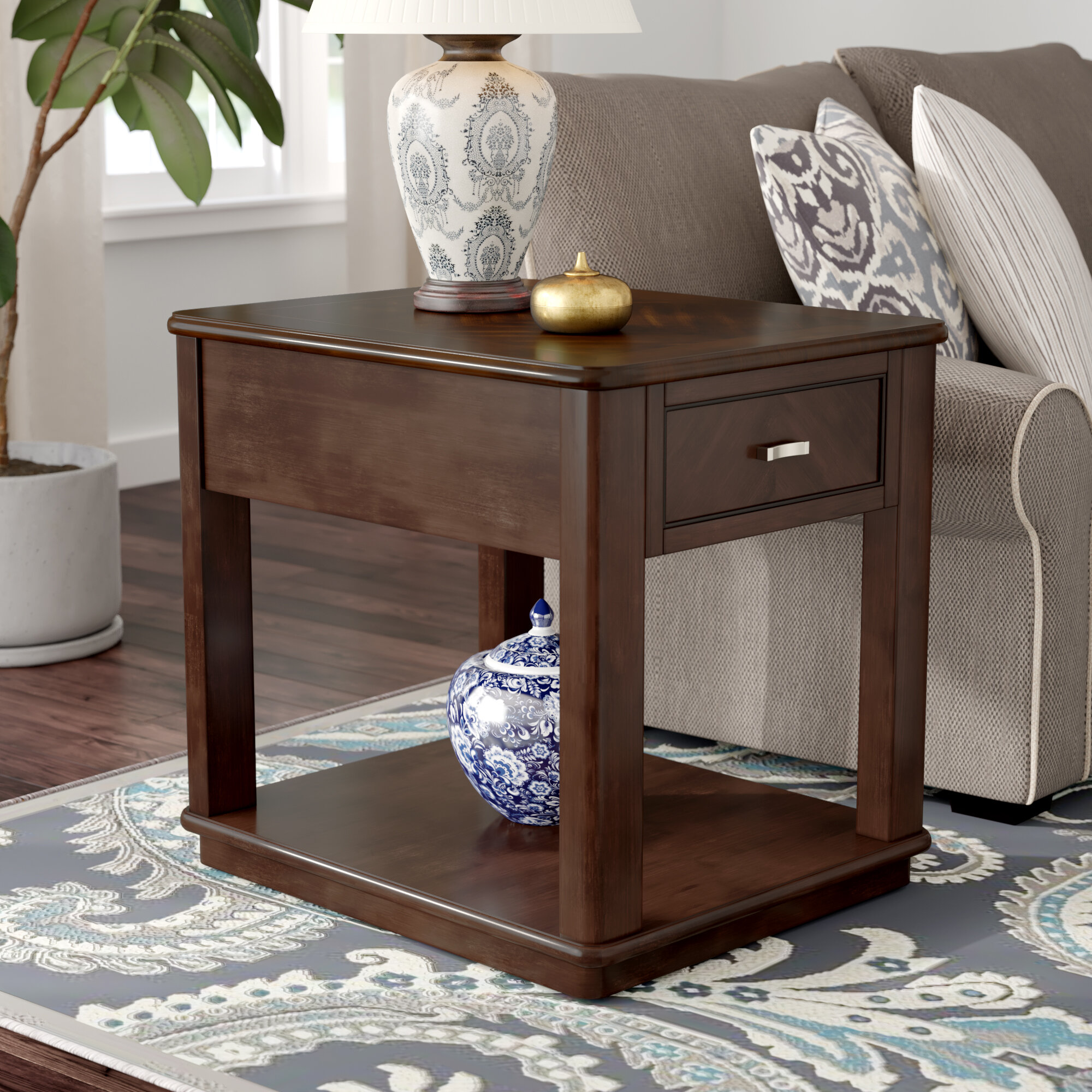 Lark Manor Yatendra 24'' Tall End Table & Reviews - Wayfair Canada