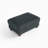 Ermia Modern Upholstered Faux Fur Square Ottoman-111687810