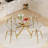 Lousha 6 - Person Pedestal Base Dining Set-1000709427-1000709426