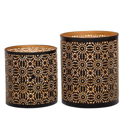 5'' H Metal Tabletop Votive Holder