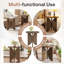 Table de bout ronde en bois