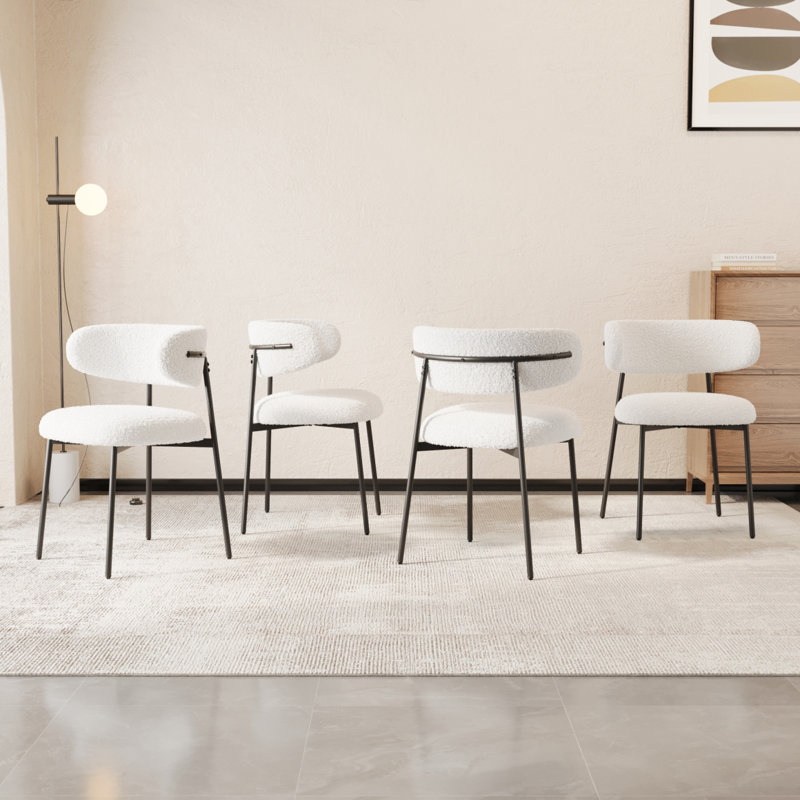 Ensemble de table et de salle à manger en bois aggloméré rectangulaire de 62,9 pouces, ensemble de 4 pièces, table de salle à manger élégante, table de salle à manger de cuisine, robuste et durable, facile à assembler, convenant à une salle à manger avec 4 à 6 personnes
