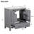 30" Gray Bathroom Vanity With Single Sink
