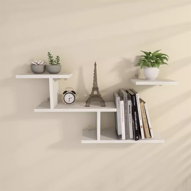 Southhampton Metal Floating Shelf, White