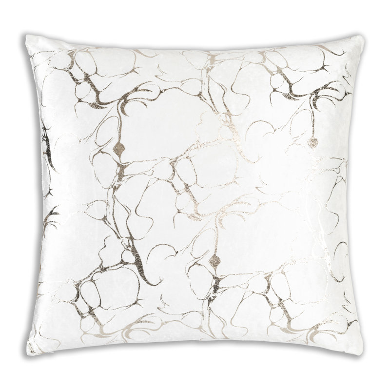 Syros Pillow Cover & Insert, Ivory