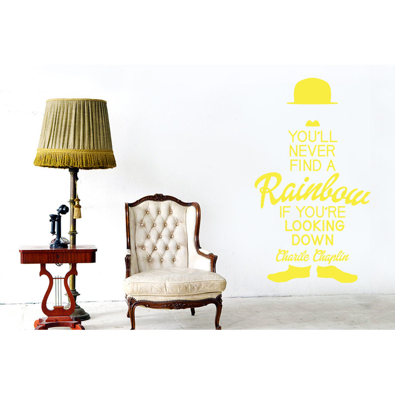 Non-Wall Damaging Wall Decal, Bright Yellow